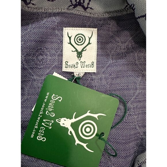 South2 West8 S2W8 Felpa Poly Jaquard KP892 Jacket sz S NWT $349 Made In Japan - Picture 3 of 7